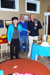 Commodores Award presented by Albert S to winner Michele C