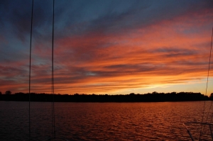 Sunset at Grassy Point