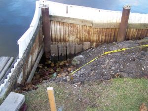 Old deck removed