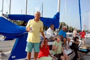 Dock side after the race